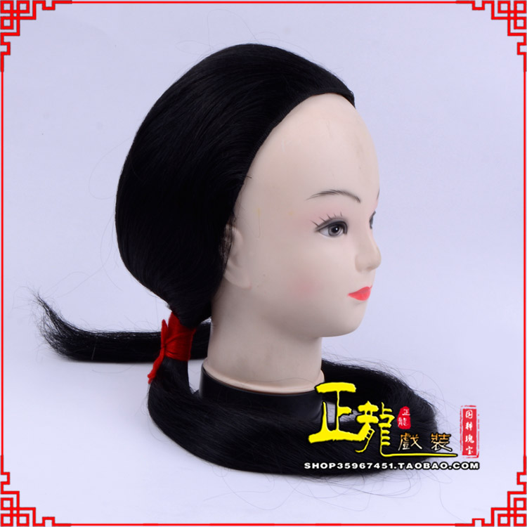 库尔勒古装影视演出头套花旦假发 真发古装发