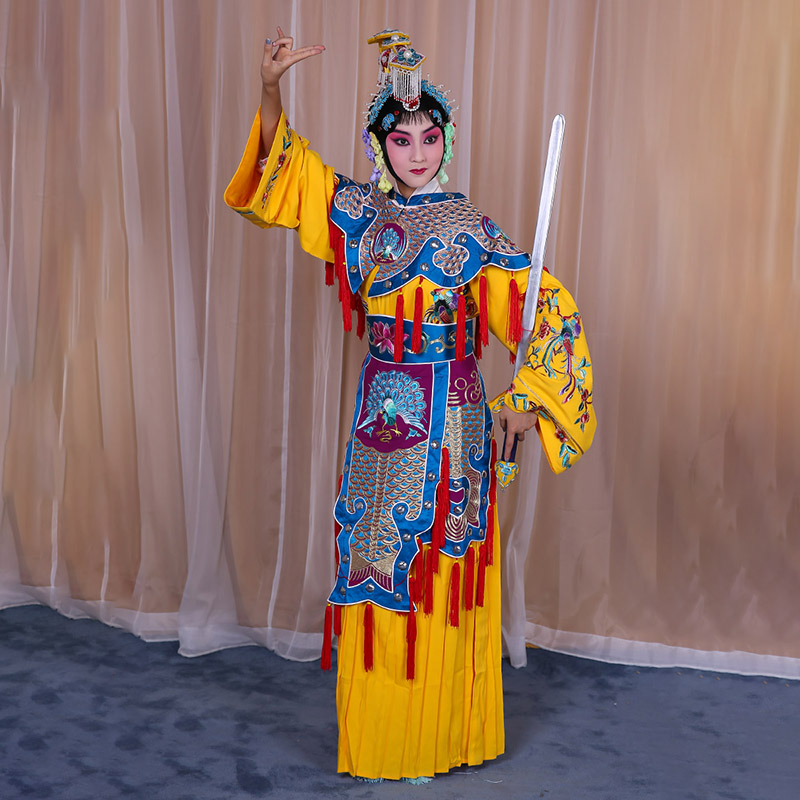 库尔勒霸王别姬虞姬服 软绉别姬服