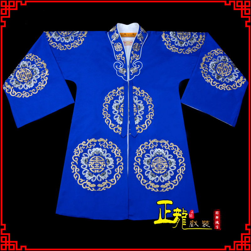 库尔勒老旦团花披夫人土地婆软绉五蝠女员外衣