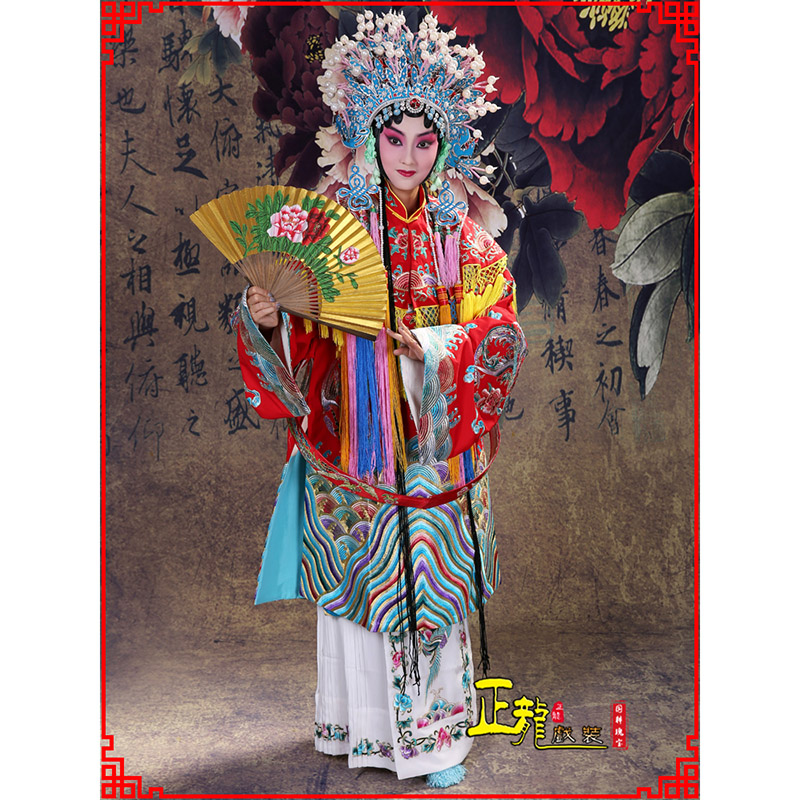 库尔勒凤袍杨贵妃贵妃醉酒 软绉团凤女蟒