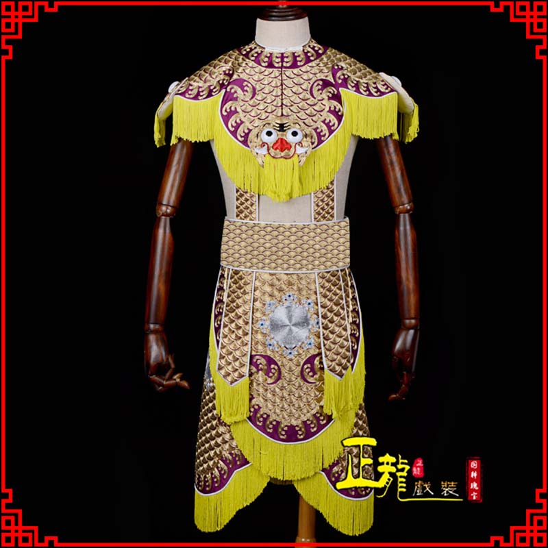 库尔勒武将士兵云肩鱼鳞侉子