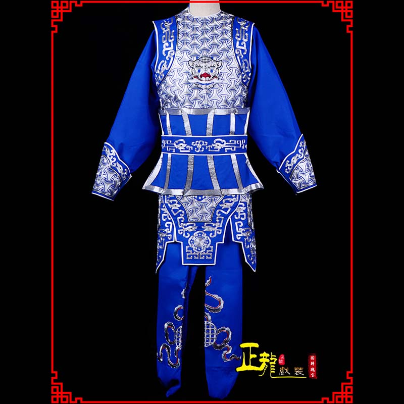 库尔勒武生戏服云肩侉子男兵衣