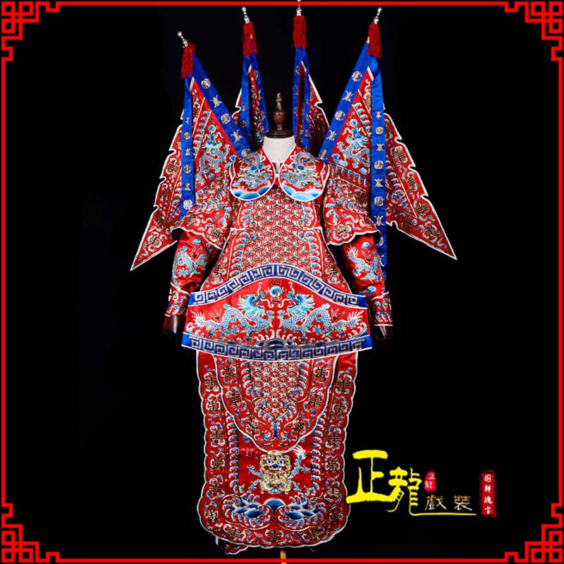 库尔勒武生戏服戏曲武将靠